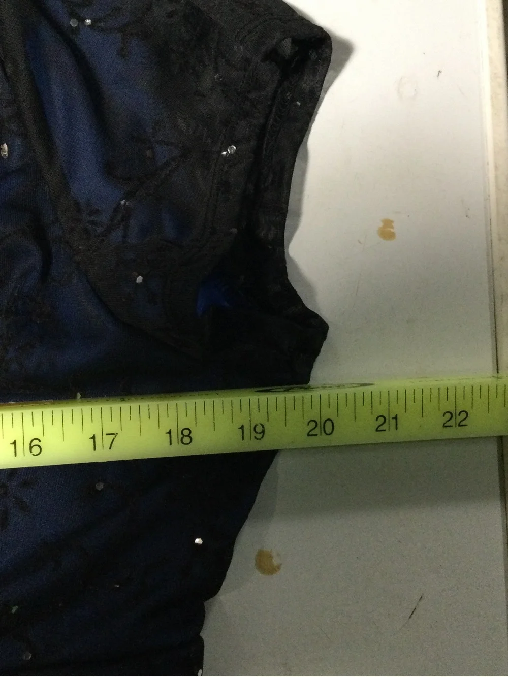 Studio 1940 Women’s 18 Navy Sparkle Asymmetrical Hem Dress - Picture 9 of 9